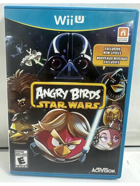 Angry Birds Star Wars - Nintendo Wii U  Video Game - Complete CIB - Tested Works